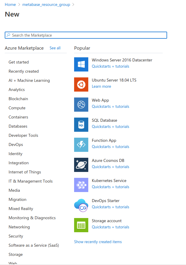 Azure web app