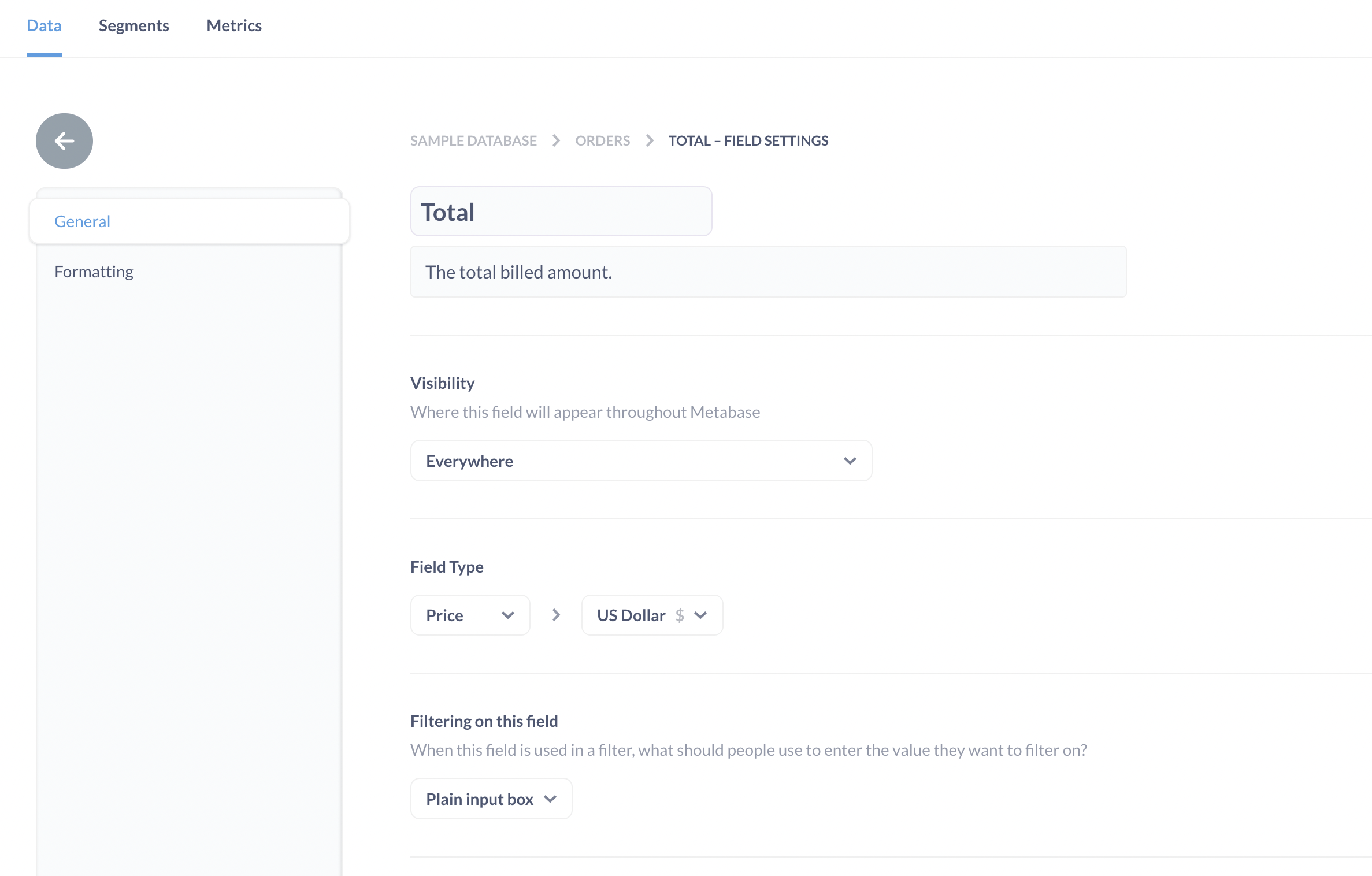 Customize how Metabase displays tables and their fields.