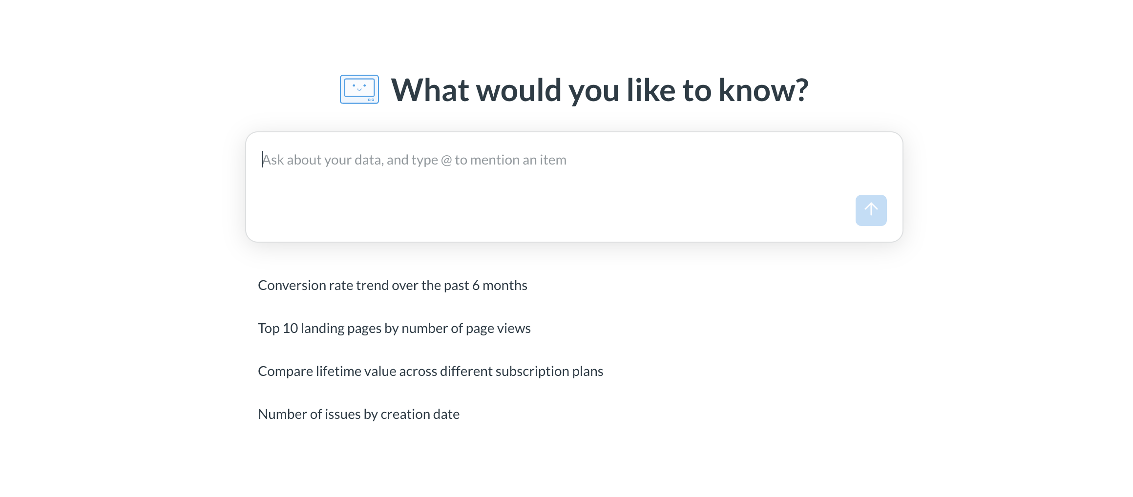 Metabot generates SQL from natural language.