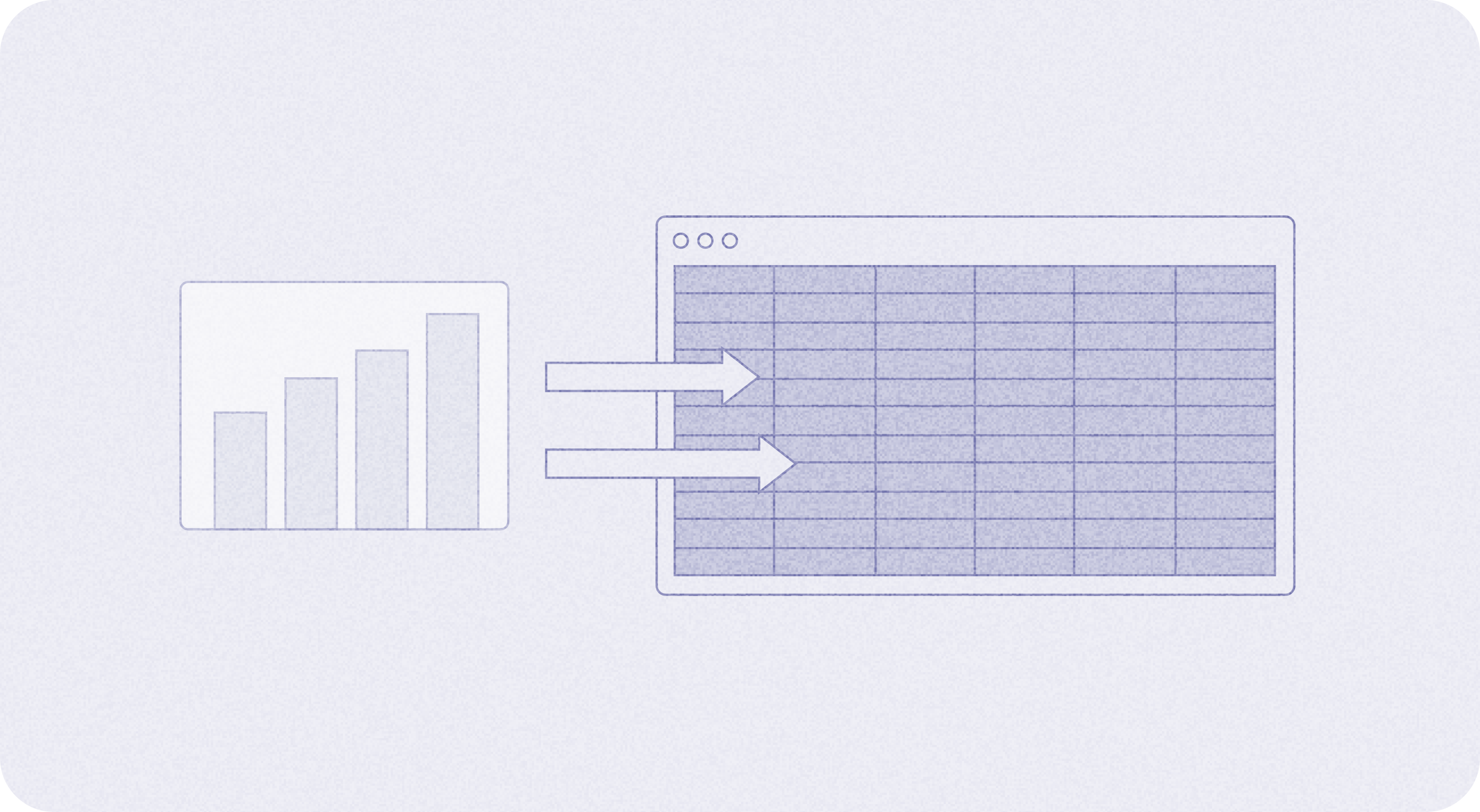 Importing metrics to a spreadsheet